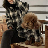 The B&W Flannel Set - MatchYourPup.Com